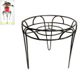 Décoration de jardin en métal Single Chair Flowerpot Stand Craft